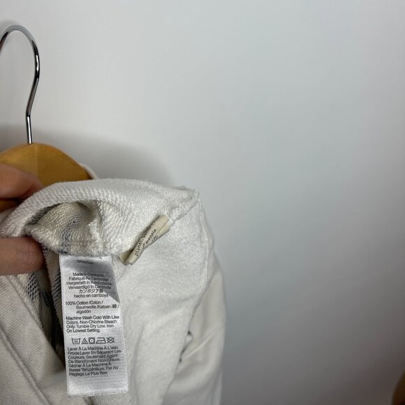 Madewell Striped‎ Mock Neck Sweatshirt Pullover with Pocket Casual Comfy - Picture 7 of 7